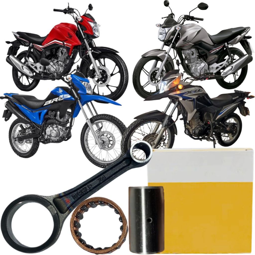 Biela Motor Completa Cg 160 Titan Fan Bros 160 em Oferta na Shopee