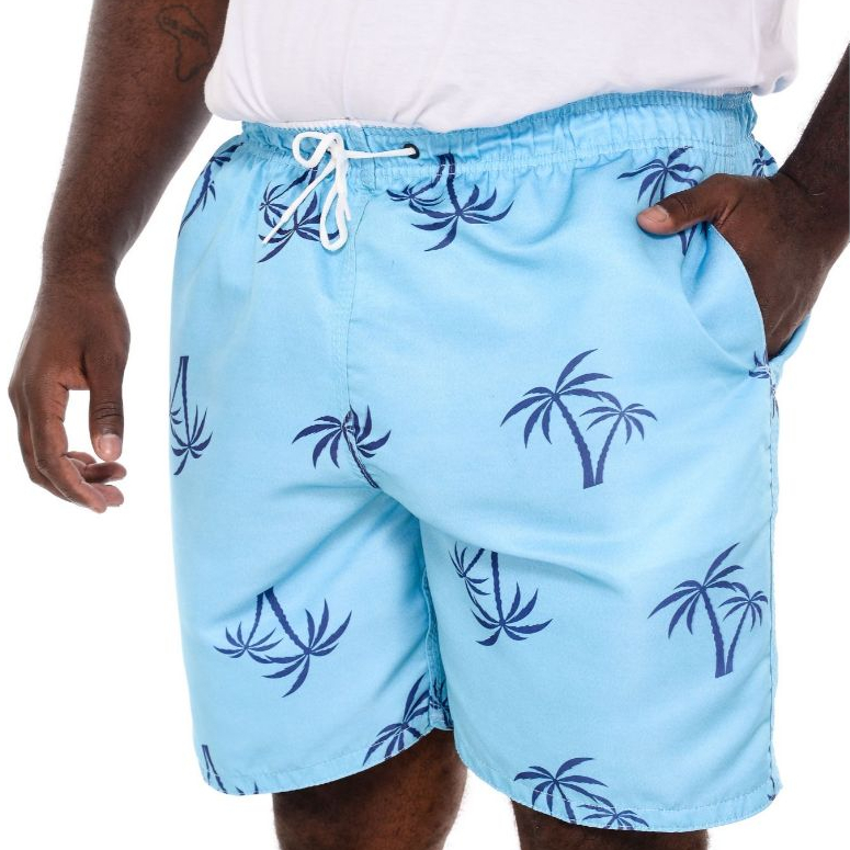 Kit 3 Short Bermuda Masculino Plus Size 48 50 52 Floral Mauricinho Moda Praia Tactel — imagem 2 de 2