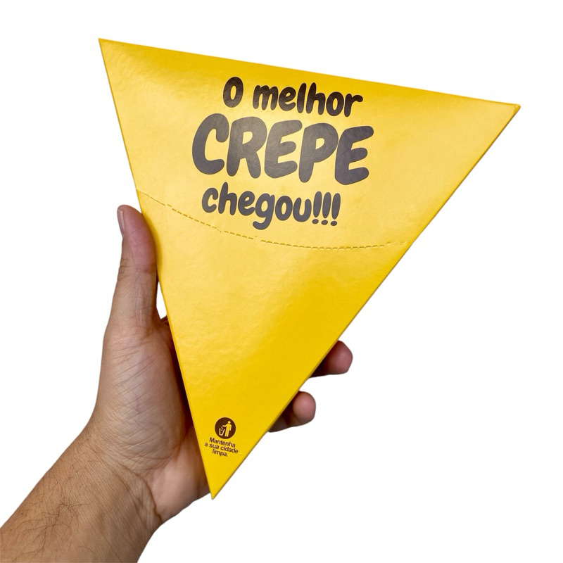 Embalagem Para Crepe Francês Delivery (100 ou 200 Unidades)