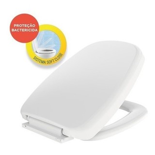 Assento Sanitário Com Soft Close Monte Carlo Quadra Deca Carrara Calypso Sabatini Vogue Plus Branco Original Censi