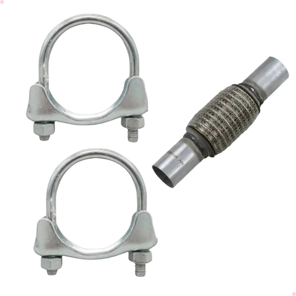 Flexível Universal Escapamento 1 3/4 Polegada + Abraçadeira em Oferta na Shopee