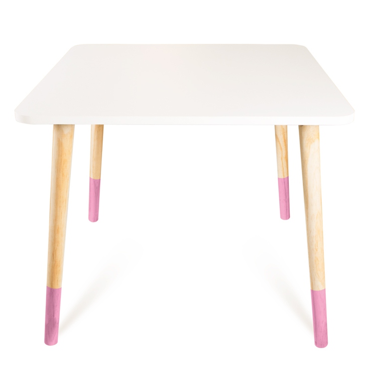 Mesa Infantil de Madeira Pinos e MDF 100% - Home & Living