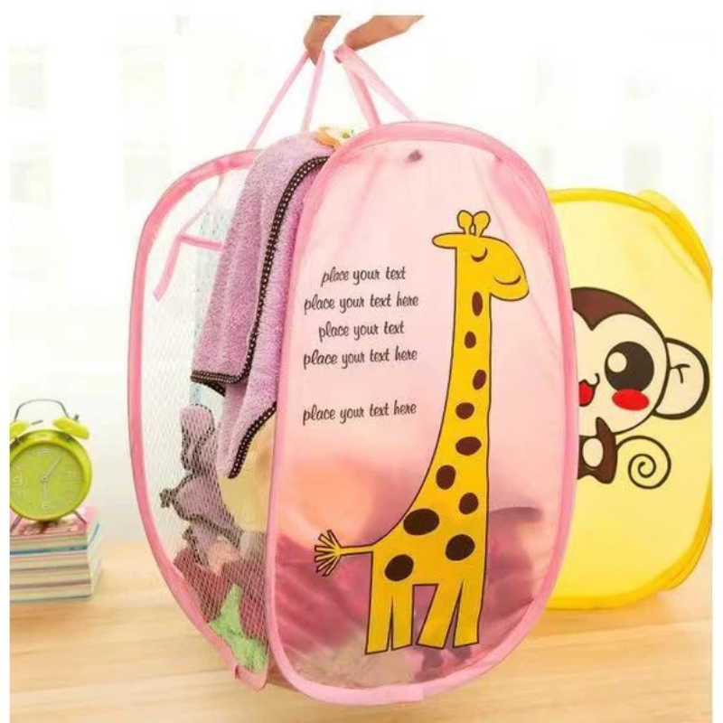 Cesto Organizador Infantil De Roupas Dobrável Multi Brinquedo