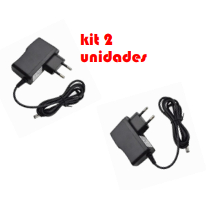 kit 2 fonte de energia alimentaçao bivolt 5v 2a Original