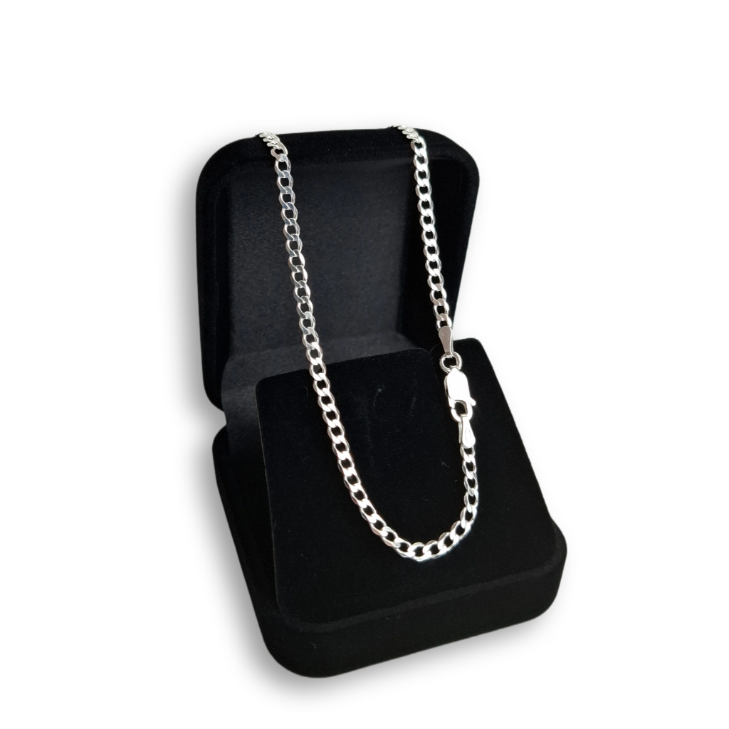 Corrente Grumet 3mm Escama de Peixe 60cm Italiana Prata 925 Maciça Masculina em Oferta na Shopee