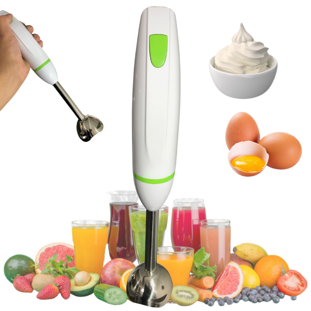 Mixer De Mão Portátil Elétrico 110V Batedeira Bebidas Processador de Alimentos Misturador 250W