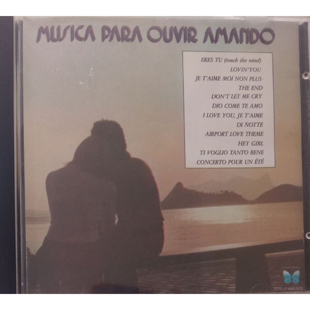 Música Para Ouvir Amando CD Gretchen, Lee Jackson Mocedad e Outros Anos 70