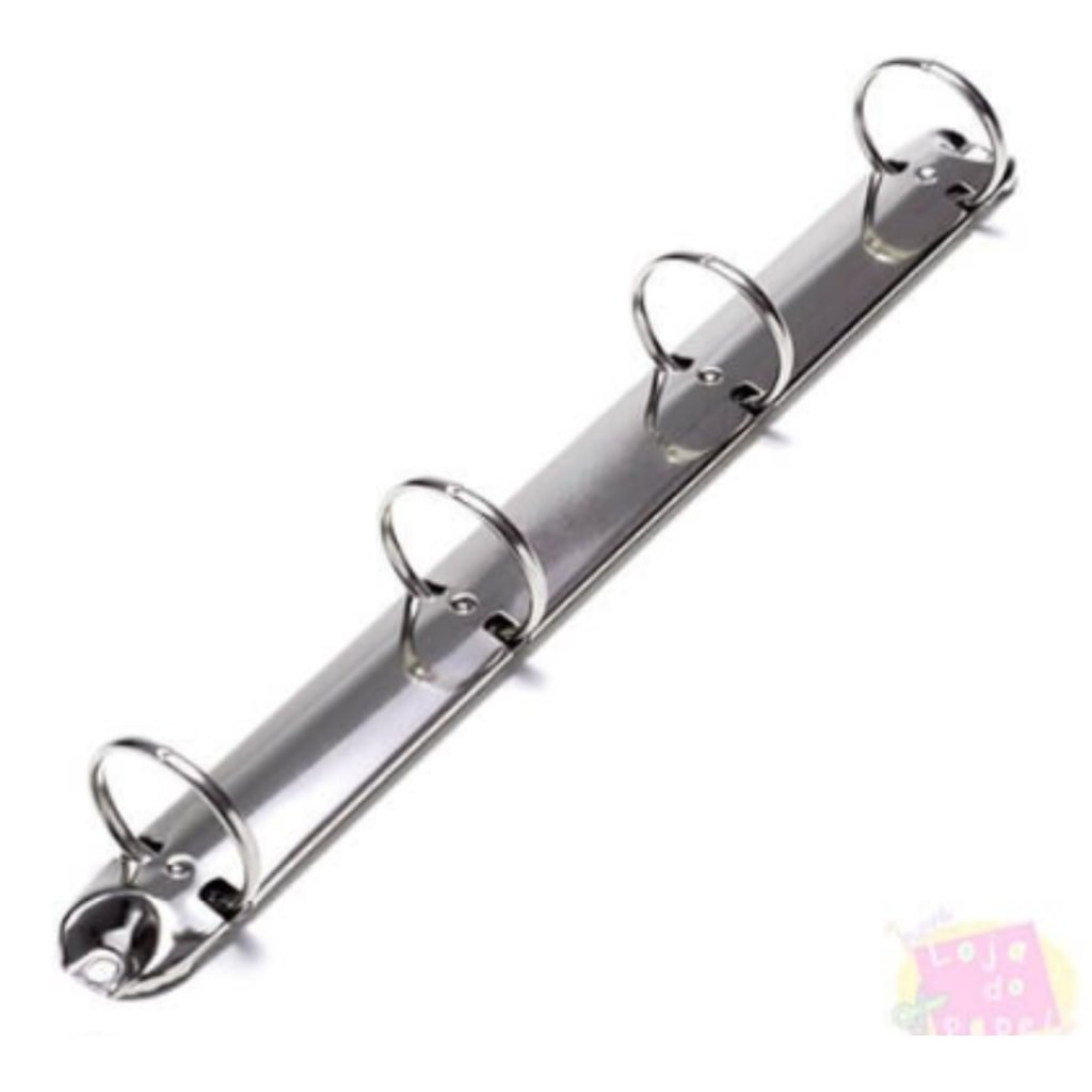 Garra para Fichário 04 Argolas 35MM P/ Folhas Tamanho A4. em Oferta na Shopee
