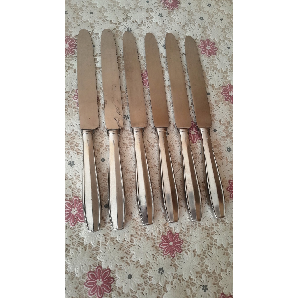 Conjunto de 6 Facas Antigas Hercules Novas