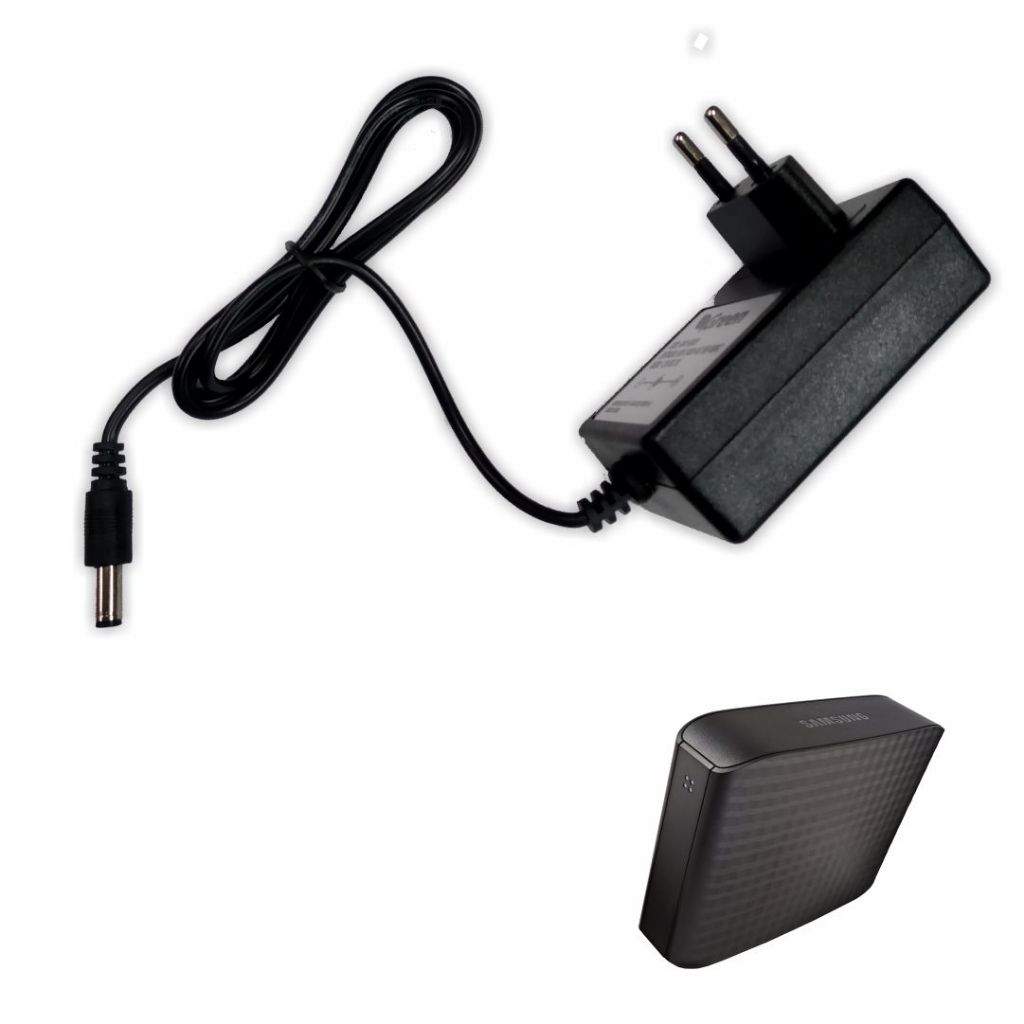 Fonte Para HD Externo Samsung D3 Station 2TB ( Cabo de Força / Cabo de Energia / Carregador ) - R2935