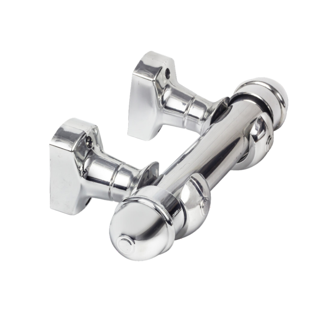 Varão de Cortina 28mm (grosso) Vários Tamanhos -  Cromado Alumínio (completo) em Oferta na Shopee