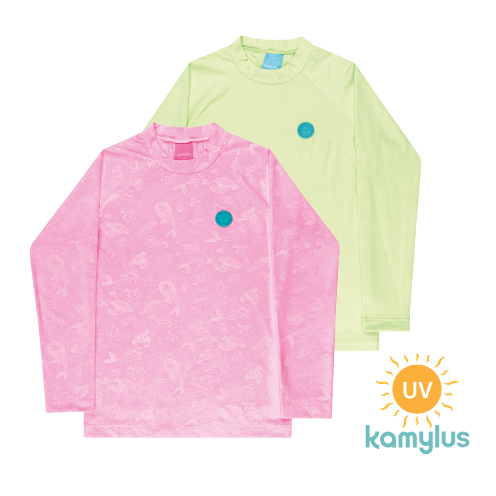 Camisa UV Infantil  Com Proteção Uv 50+ Splash Manga Longa Magica