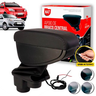 Apoio de Braço Fiesta 2011 Até 2014 E Ecosport 2010 Até 2012 C/ Usb em Oferta na Shopee