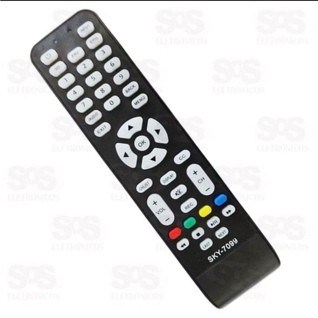 Controle Remoto Compativel Universal Com Aoc Led Lcd Le-7099