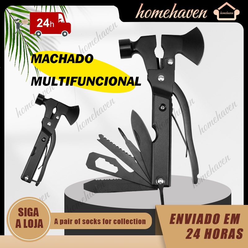 Machadinho Multifunção 13 Em 1 Ferramenta Profissional Bask