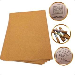 Folha Placa de Cortiça em Rolo 60x45cm 2mm Espessura em Oferta na Shopee