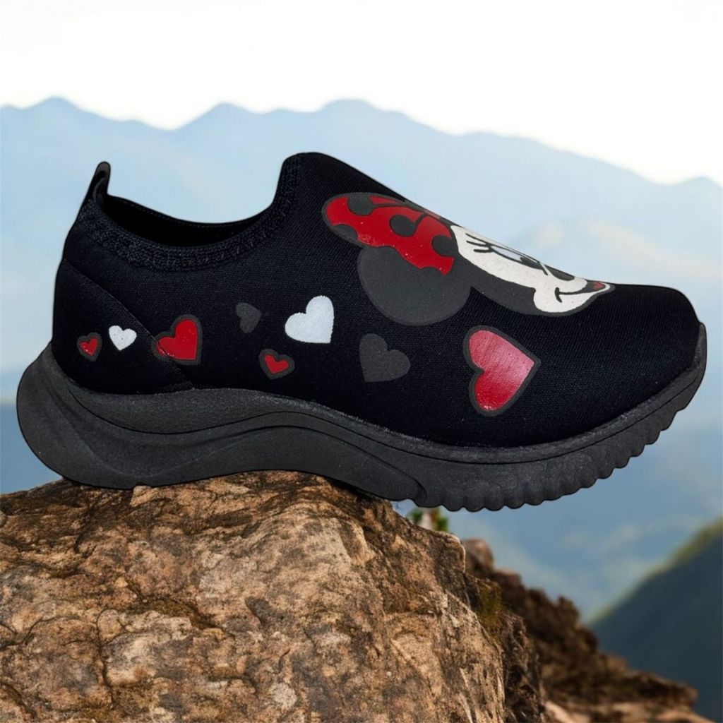 Tênis Meia Calce Fácil Infantil Feminino Confortável