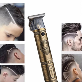 Máquina de cortar cabelo masculina  elétrico barbear em Oferta na Shopee