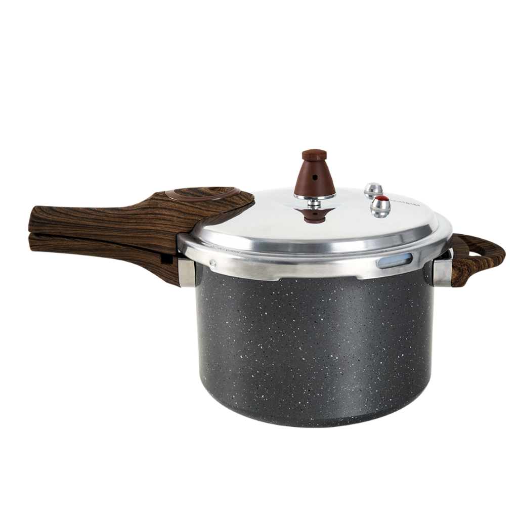 Panela de Pressão Brinox Ceramic Life Pressure Com Indução 4,2L 20cm Cor Granito