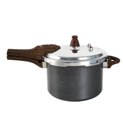 Panela de Pressão Brinox Ceramic Life Pressure Com Indução 4,2L 20cm Cor Granito