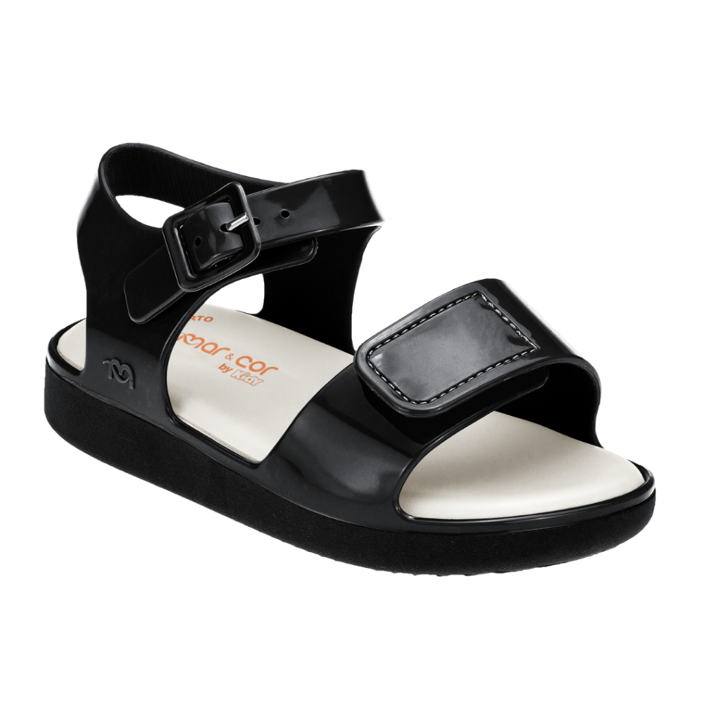 Sandália Infantil Bebê Menino Preto - Baby & Kids Fashion