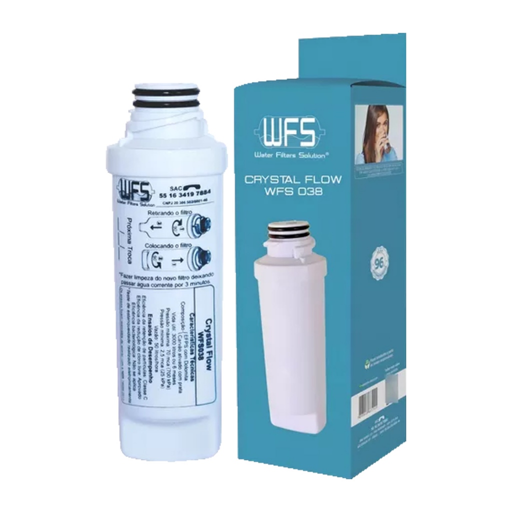 Refil Philco Wfs Crystal - Pbe04bf Vela Purificador De Água Compatível Cor Branco