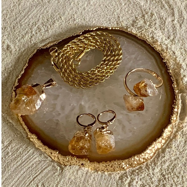 Brinco Pedra Citrino: Onde Comprar | BuscaProdutos