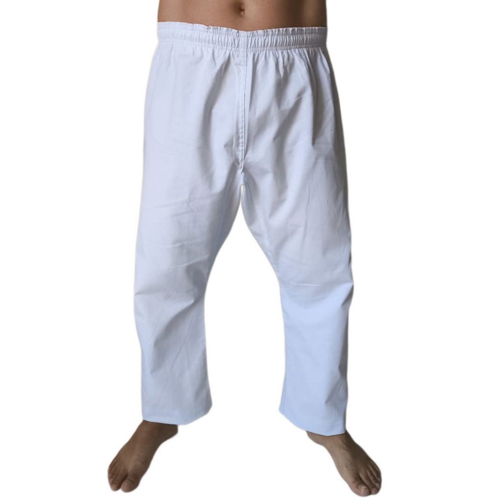 Calça Karatê / Taekwondo Adulto Branco Promoção