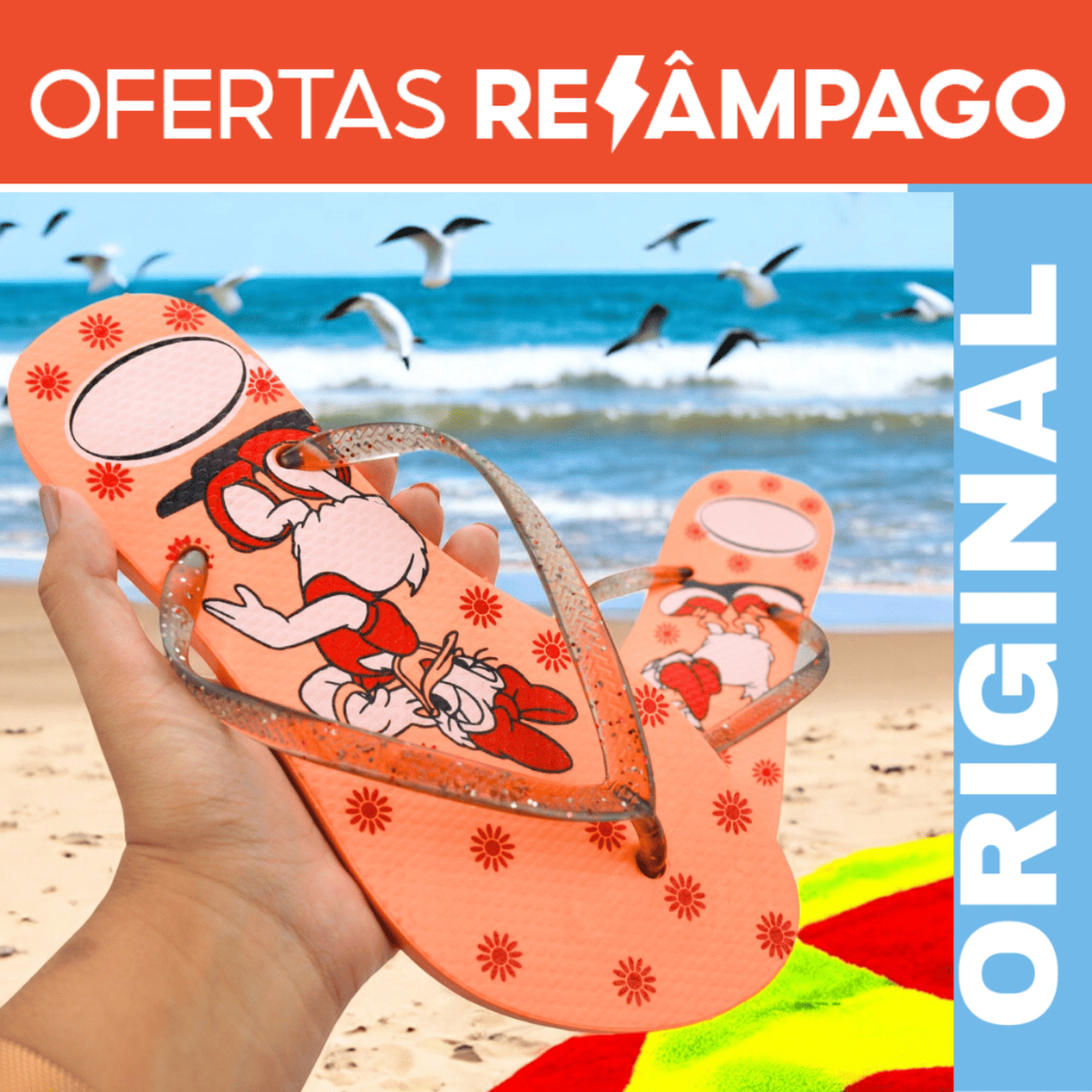 Chinela Feminina Margarida Stitch  34 Ao 40 Lançamento Super Macia e Confortável