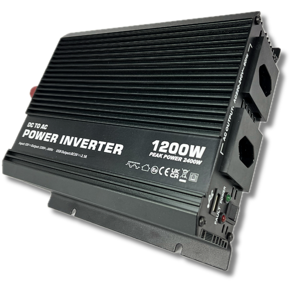 Inversor De Voltagem Modificado Car 1200w Com Usb 12v/220v