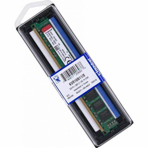 Memória RAM para PC DDR3 8GB 1600MHz Kingston - KVR16N11/8