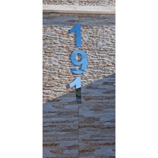 KIT 3 NUMEROS RESIDENCIAL ACO INOX POLIDO 15 CM - CORTE A LASER em Oferta na Shopee