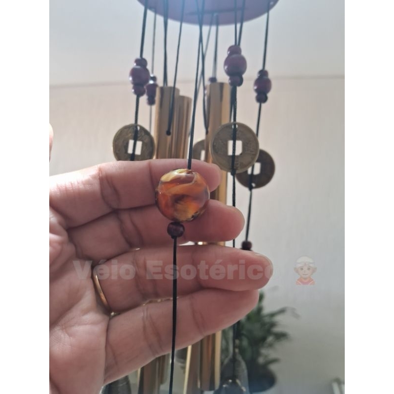 Mensageiro Dos Ventos / Sino Dos Ventos com Moedas Chinesas. Fengshui. Harmonia, paz e beleza para o seu ambiente
