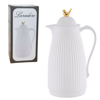 Garrafa Térmica de Café Laradore Bird - Branca e Dourada 1L em Oferta na Shopee