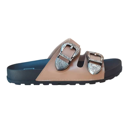 TAMANCO PAPETE FEMININO SLIDE BIRKEN NAPA MOLECA 5436.402.7800. ORIGINAL!