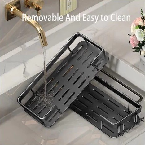 Suporte para banheiro suporte De Shampoo Organizador Prateleiras De Banheiro Sem Furo Premium em Oferta na Shopee