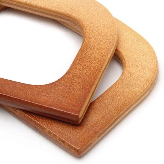 Alça Para Bolsa em Madeira Degradê Círculo (PAR)