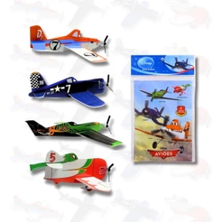 20 Planador Avião Voa Kit Festa Aniversario dia da Criança Prenda Lembrancinha Brinquedo Infantil