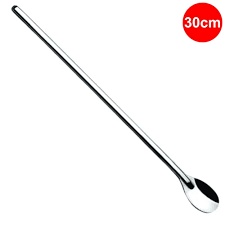 Colher Bailarina Aço Inox 20cm e 30cm – Ideal para Drinks Sucos Coquetéis e Copos Altos em Oferta na Shopee