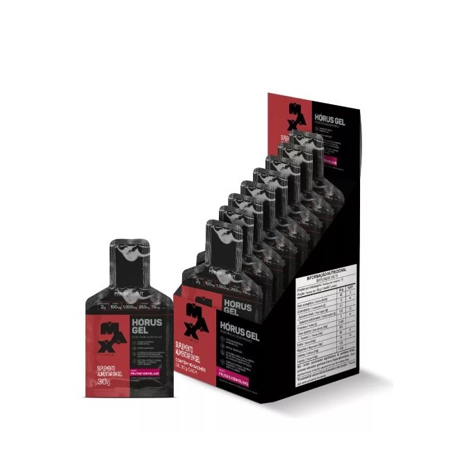 Pré Treino Horus Gel -Com 10 Sachês De 30g Max Titanium Frutas Vermelhas