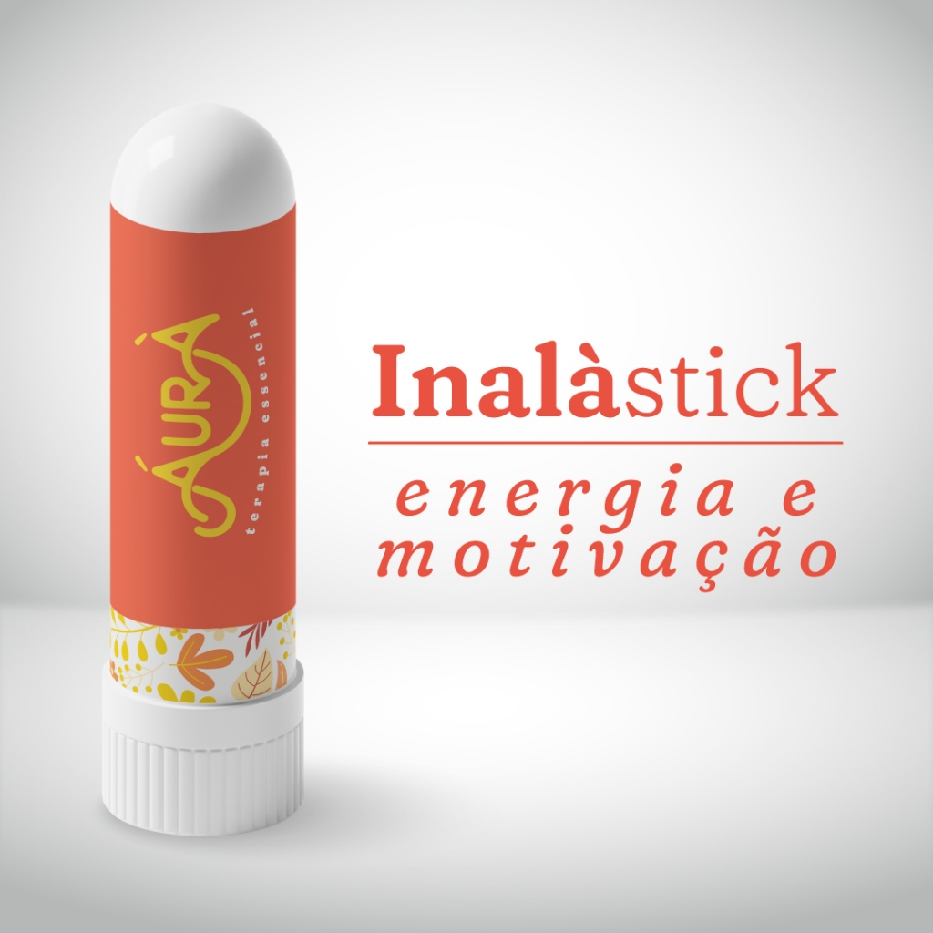 🌿 Inalador Pessoal Fitness Energia e Disposição em Aromaterapia