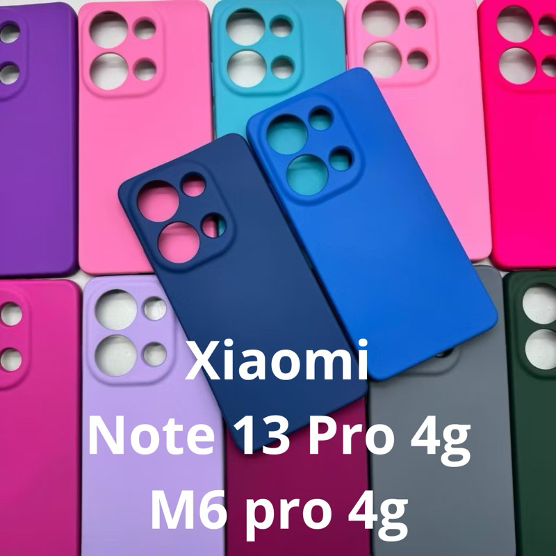 Capa para Xiaomi Note 13 Pro 4g / Poco M6 Pro 4g Kit Capa + Pelicula 3D ou Só 1 Capinha Aveludada em Oferta na Shopee