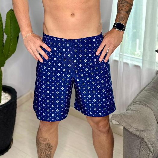 Kit 3 Cueca Samba Canção Short Malha Fria Pijama Dormir Masculino Liganete Estampada