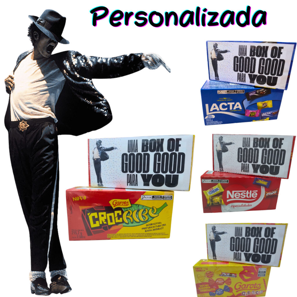 Caixa de Bombom Uma Box Of Good Good Para You Escolha a sua Caixa Personalizada TikTok