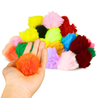 Pompom Pelúcia Cores Diversas 50mm - Com 10 Unidades - BRX em Oferta na Shopee