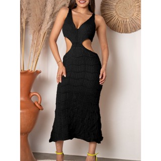 vestido renda furadinho alca linha tricot modal em Oferta na Shopee