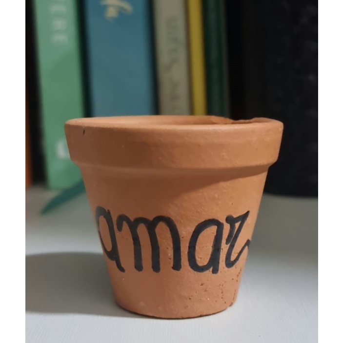 Vaso de barro decorativo para decoração jardim, jardinagem plantas, casa, sala, horta, plantação