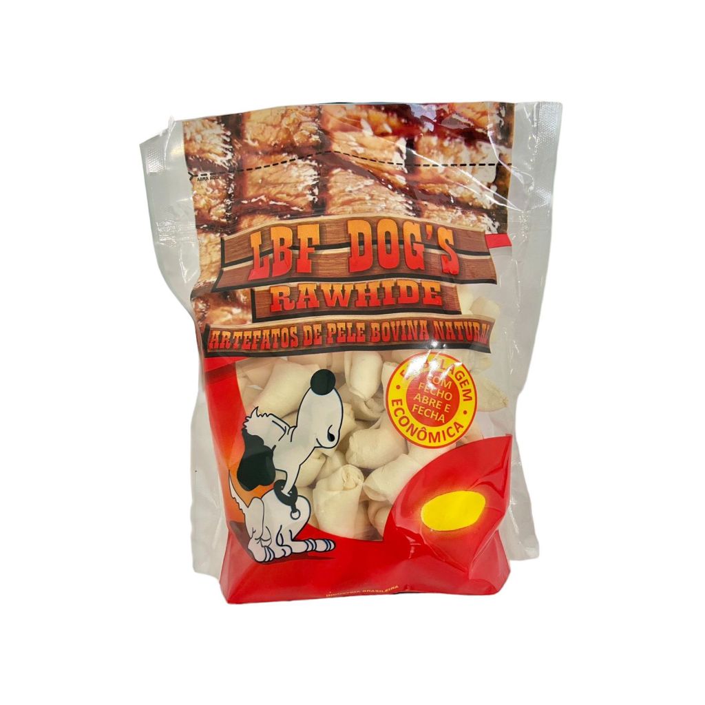 Osso Para Cachorro Pequeno Tamanho 2-3, Pacote c/500g Direto da fabrica