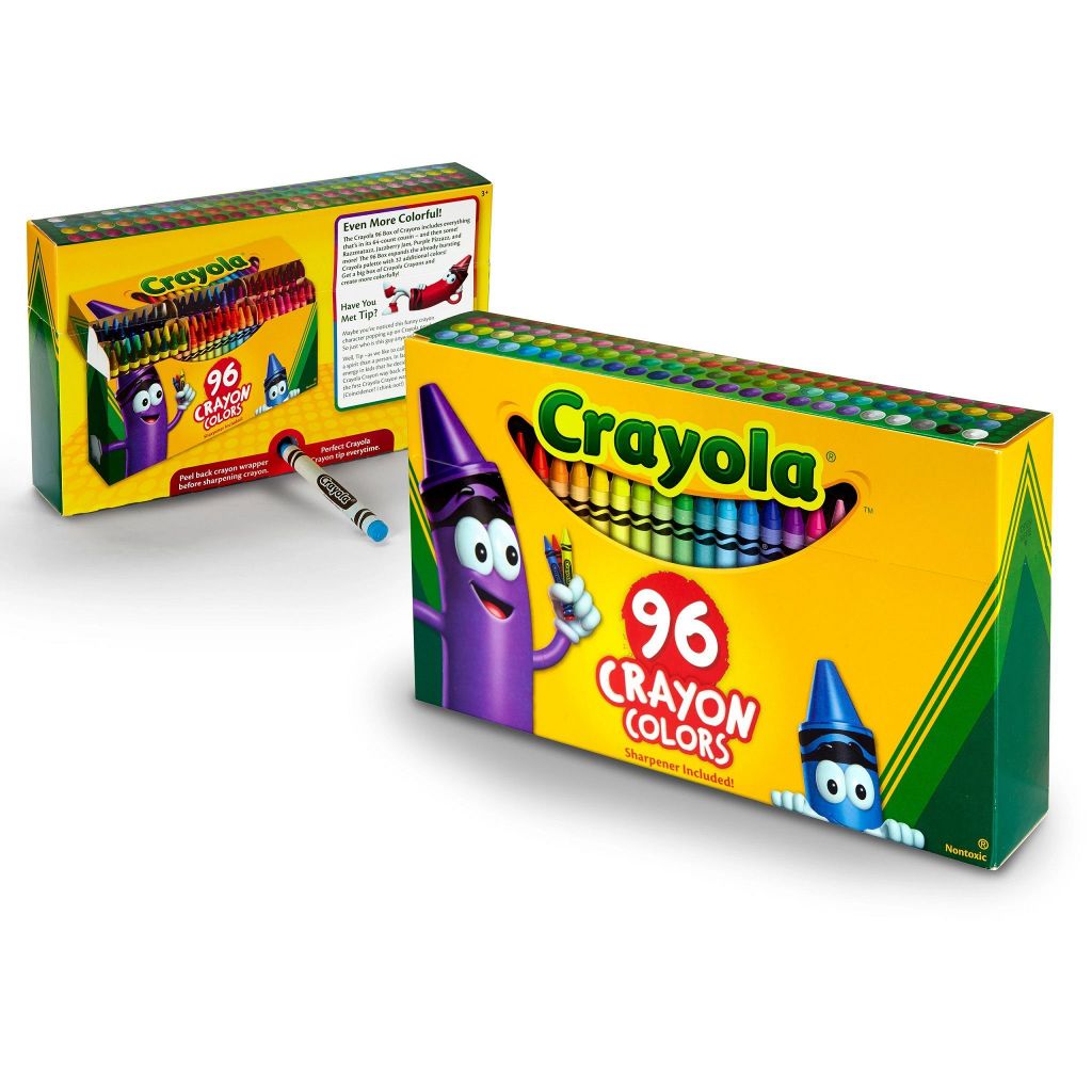 Giz de Cera Crayola 96 Cores Importado