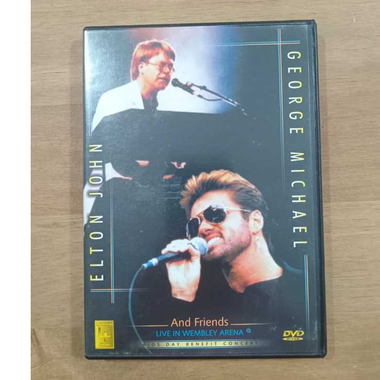 DVD- GEORGE MICHAEL ELTON JOHN - AND FRIENDS LIVE IN WEMBLEY ARENA